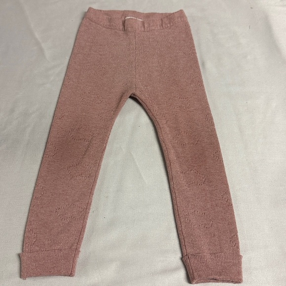 Zara - Knit Leggings in Soft Pink - Picture 1 of 3